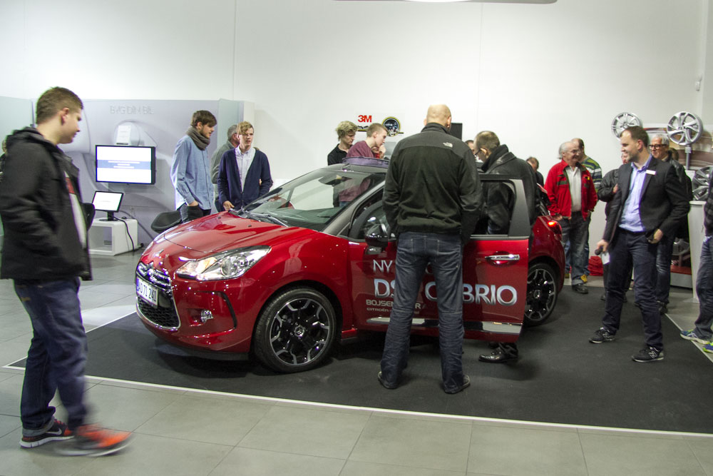 Interessen for den nye, smarte Citroën DS3 Cabrio var stor
(Foto: Gripping Media)